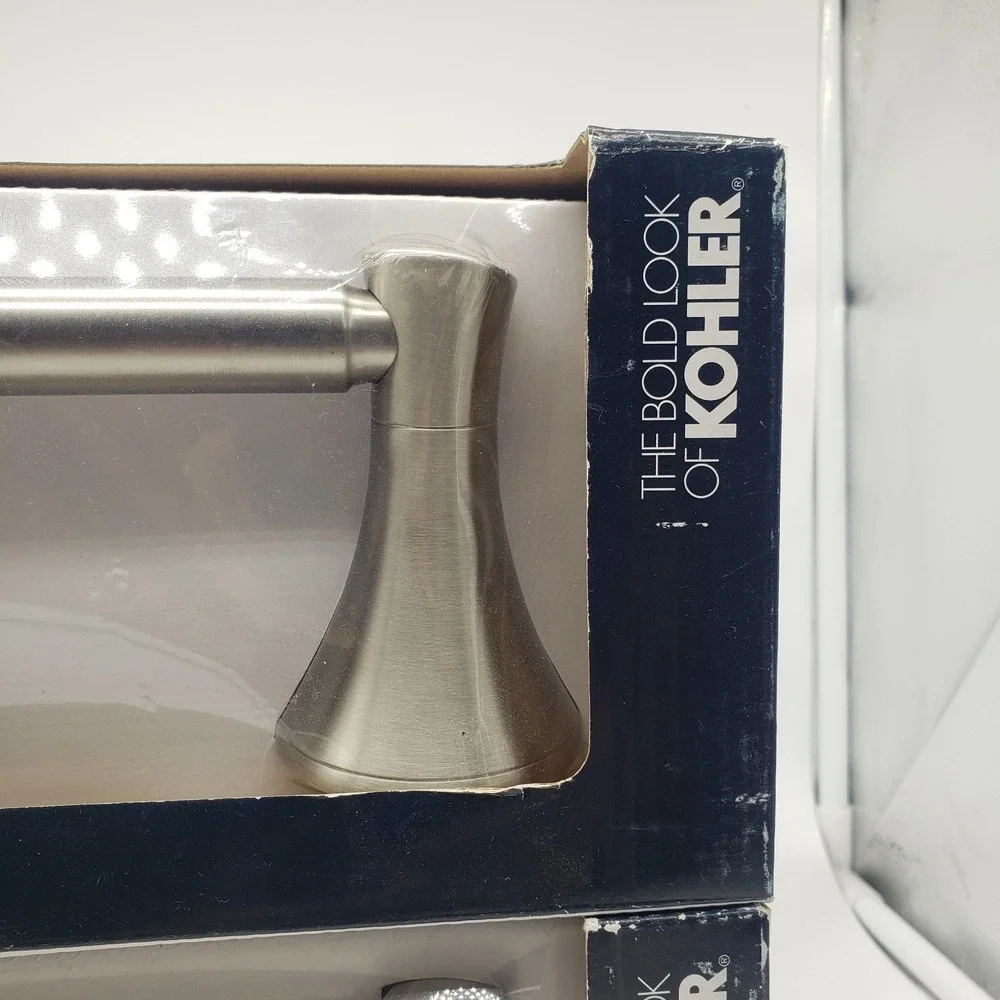 Lot‎ Of 2 Kohler Toilet Paper Holder Brushed Nickel R13434-BN Coralais Sealed